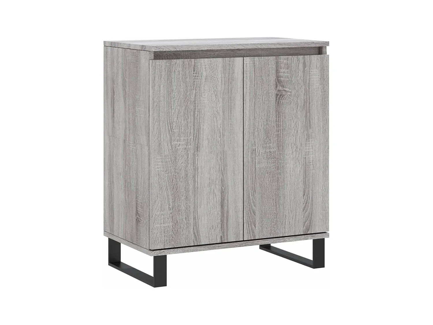 Credenza cassettiera cassettiera mobile contenitore organizer cucina soggiorno soggiorno Sonoma 60 x 35 x 70 cm derivati ​​del legno grigio 02_0036415