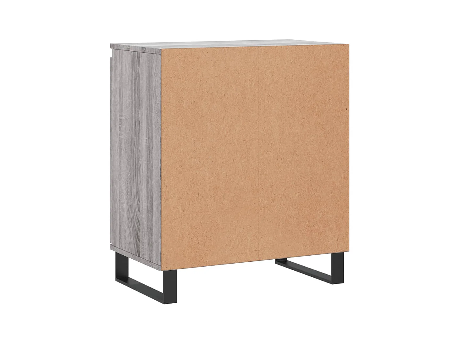 Credenza cassettiera cassettiera mobile contenitore organizer cucina soggiorno soggiorno Sonoma 60 x 35 x 70 cm derivati ​​del legno grigio 02_0036415