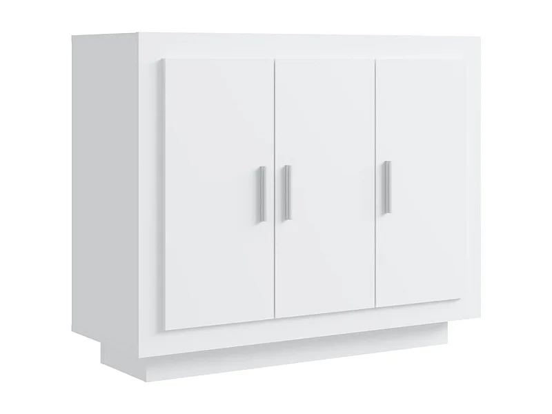 Buffet aparador cômoda armário unidade de armazenamento organizador cozinha sala sala 92 x 35 x 75 cm madeira artificial branca 02_0030540