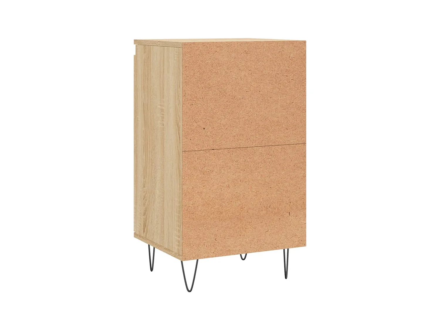 Aparador buffet cómoda armario unidad de almacenamiento organizador cocina salón salón juego de 2 sonoma 40 x 35 x 70 cm marrón madera contrachapada 02_0036803