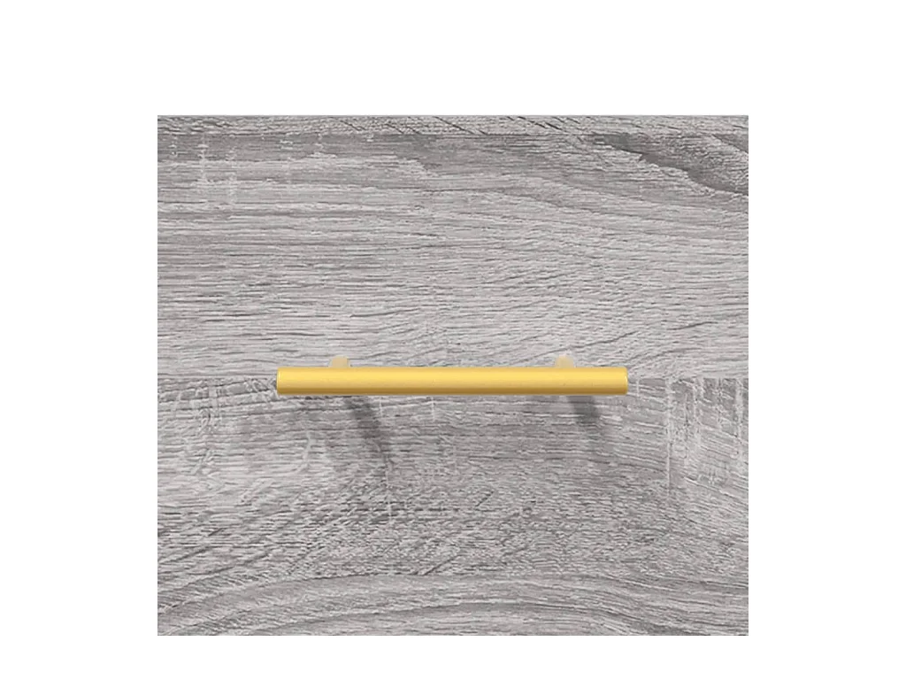 Aparador aparador cómoda armario mueble organizador cocina salón salón alto Sonoma 69,5 x 34 x 180 cm madera contrachapada gris 02_0035604