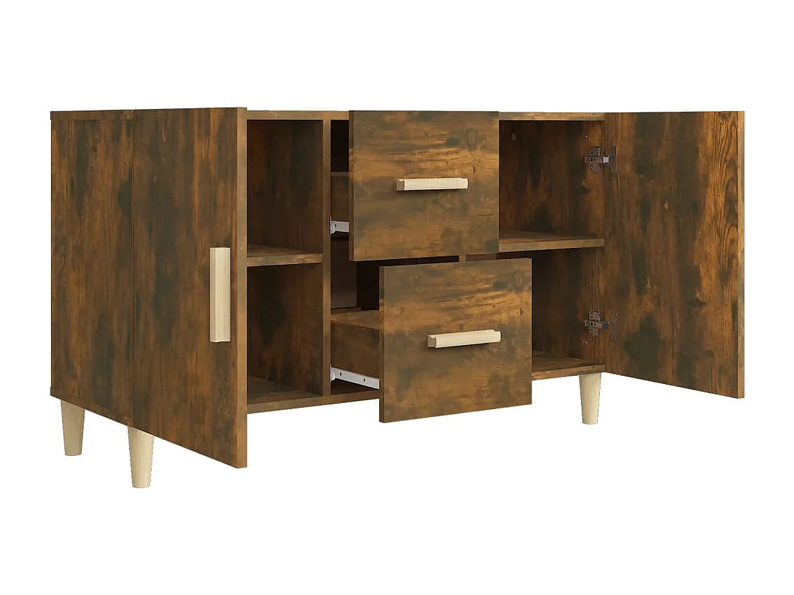 bahut commode armoire bois marron 100 x 36 x 60 cm 02_0030837