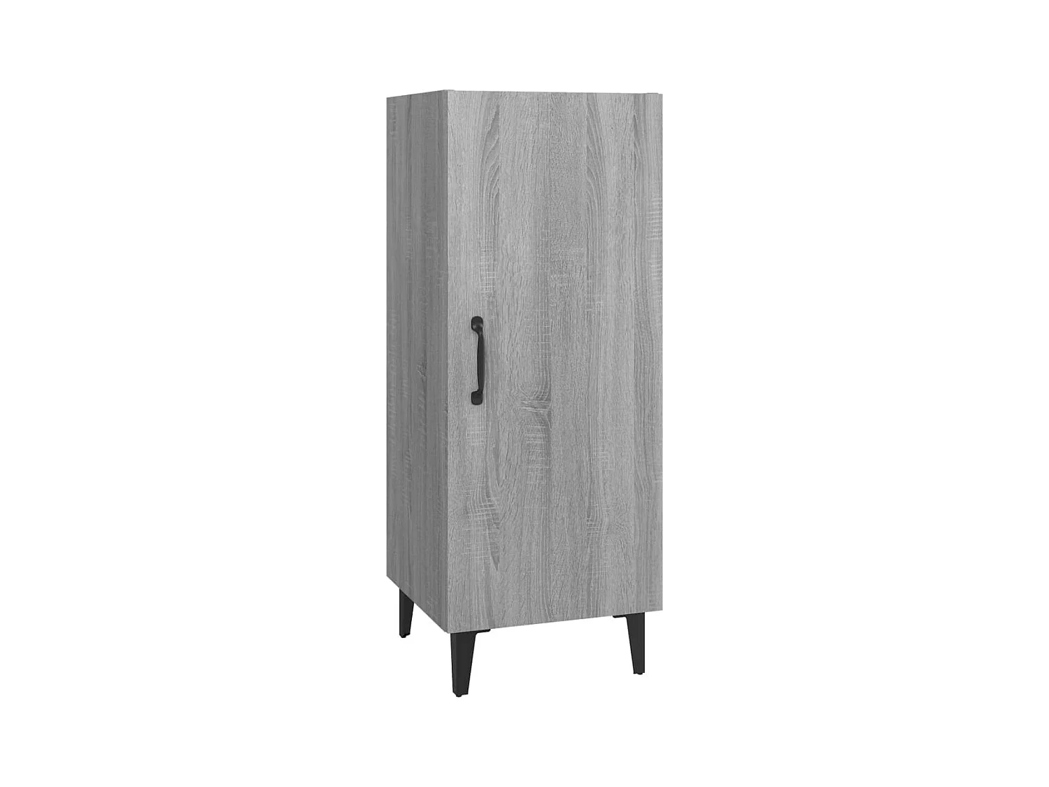 Credenza cassettiera cassettiera mobile contenitore organizer cucina soggiorno soggiorno Sonoma 34,5 x 34 x 90 cm derivati ​​del legno grigio 02_0036322