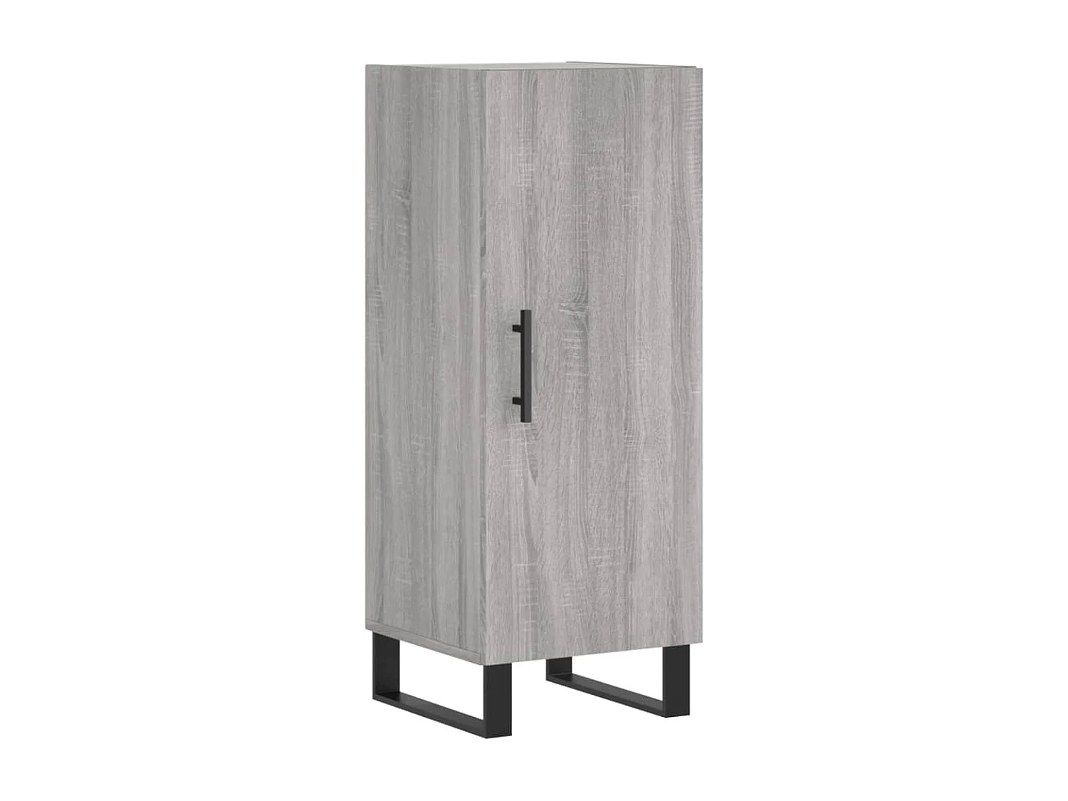 Credenza credenza cassettiera mobile contenitore organizer cucina soggiorno soggiorno Sonoma 34,5 x 34 x 90 cm derivati ​​del legno grigio 02_0036328