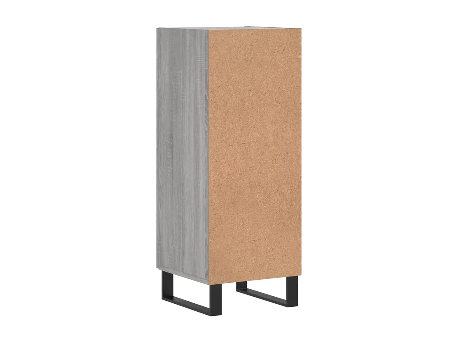 Credenza credenza cassettiera mobile contenitore organizer cucina soggiorno soggiorno Sonoma 34,5 x 34 x 90 cm derivati ​​del legno grigio 02_0036328