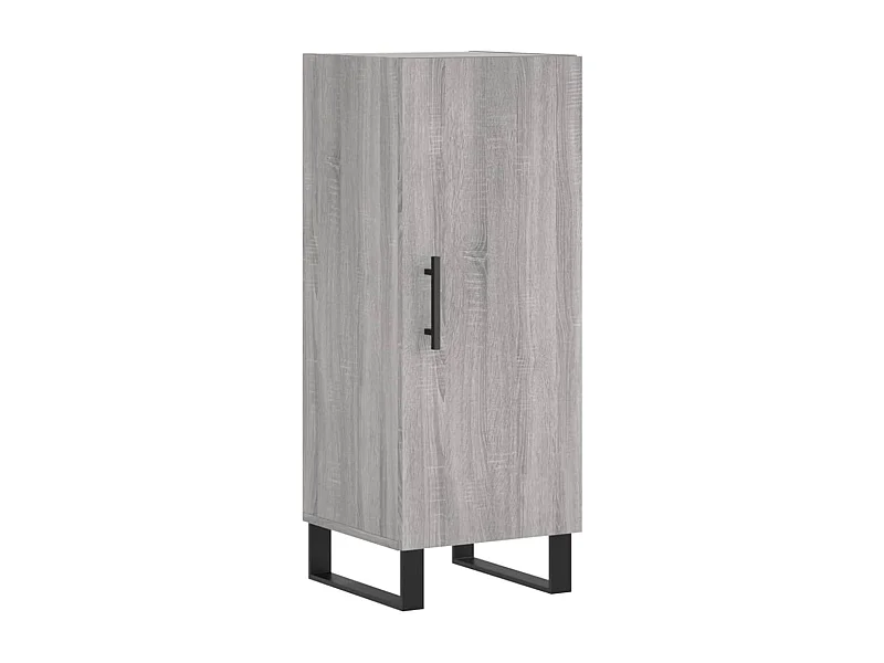 Credenza credenza cassettiera mobile contenitore organizer cucina soggiorno soggiorno Sonoma 34,5 x 34 x 90 cm derivati ​​del legno grigio 02_0036328