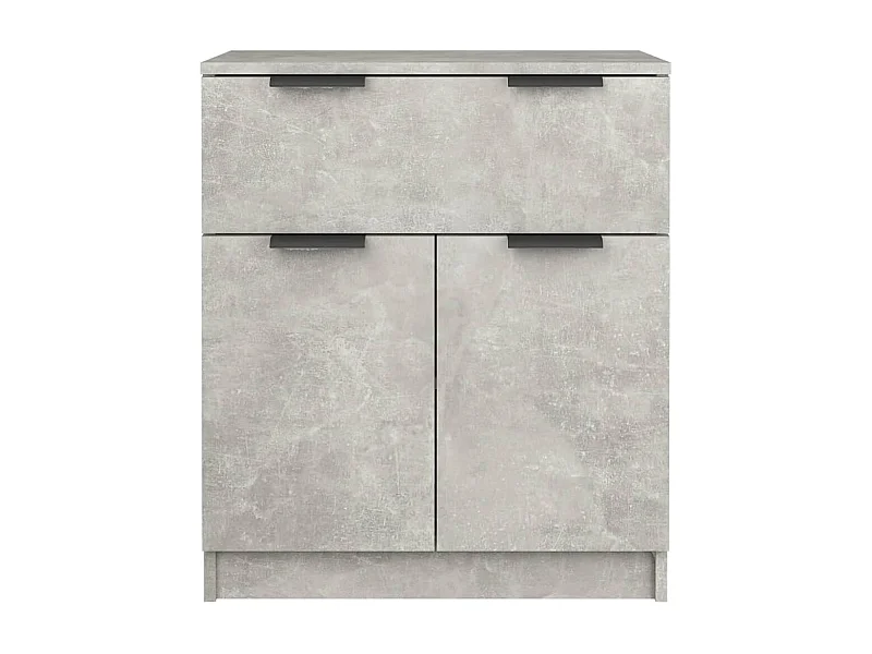 Credenza buffet cassettiera mobile contenitore organizer cucina soggiorno soggiorno 60 x 30 x 70 cm derivati ​​del legno grigio 02_0031953