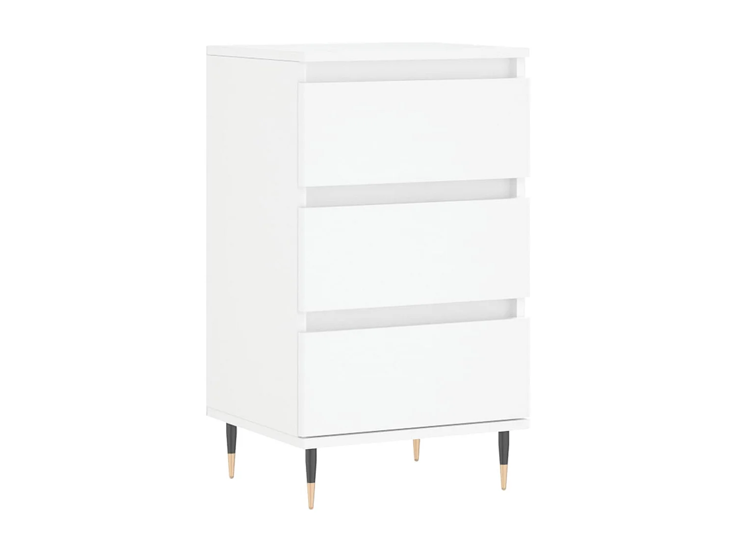 Buffet aparador cômoda armário unidade de armazenamento organizador cozinha sala de estar 40 x 35 x 70 cm madeira artificial branca 02_0030299