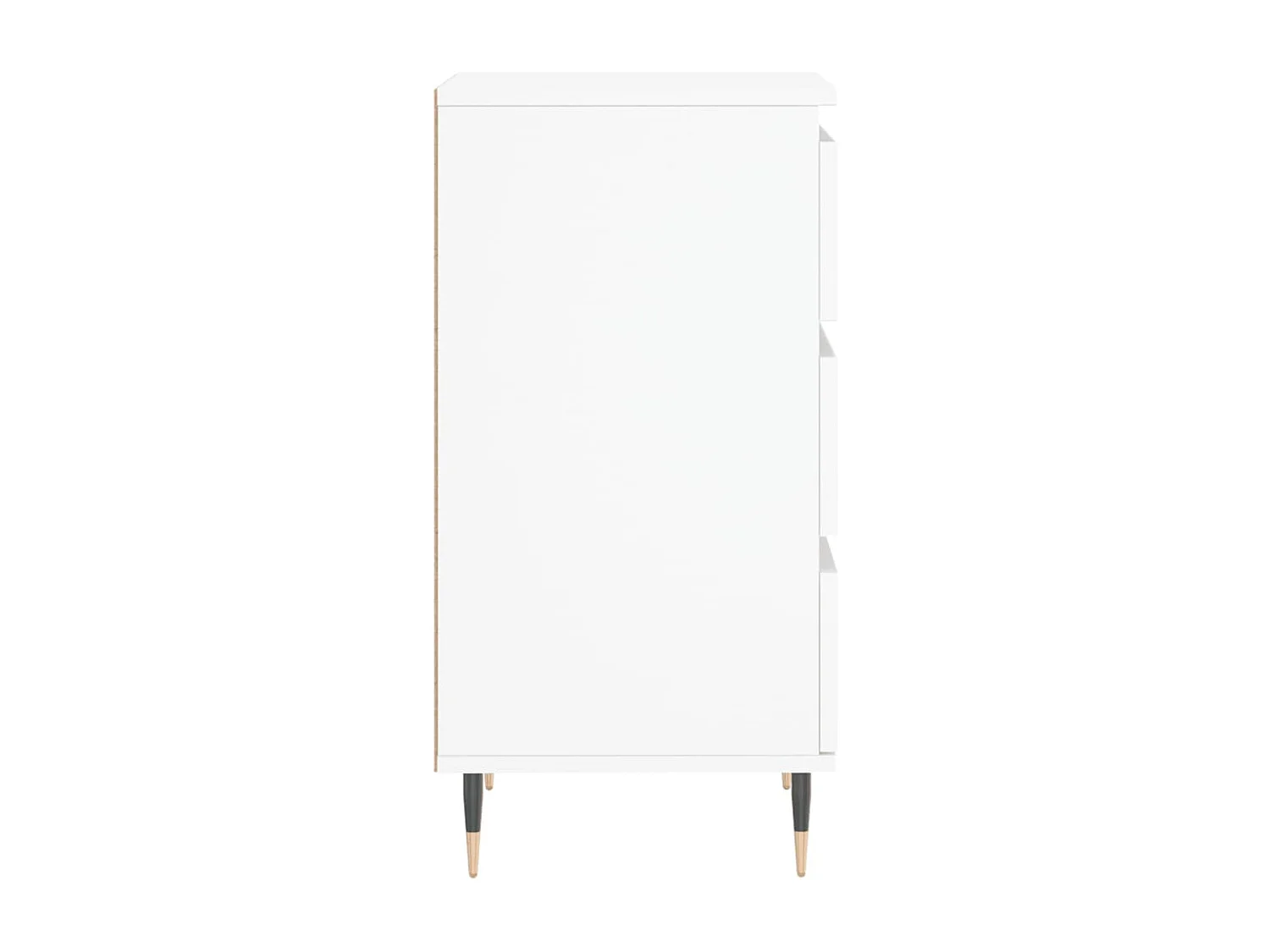 Buffet aparador cômoda armário unidade de armazenamento organizador cozinha sala de estar 40 x 35 x 70 cm madeira artificial branca 02_0030299