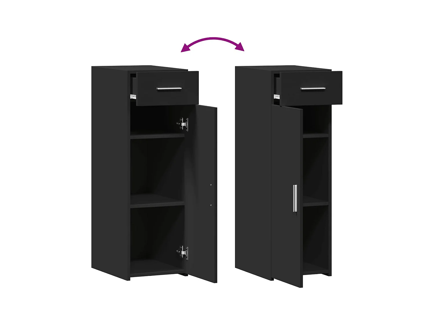 bahut commode armoire bois marron 30 x 42.5 x 93 cm 02_0035864