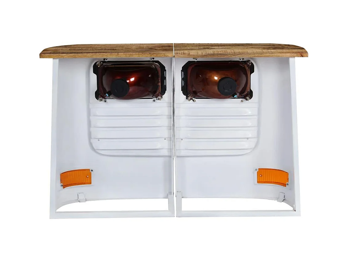 bahut armoire console bois blanche 108 x 30 x 72 cm 4402169