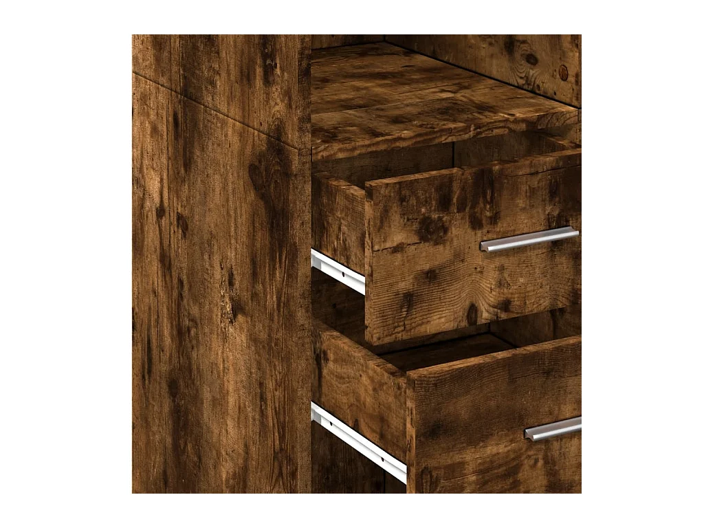 bahut commode armoire bois marron 70 x 42.5 x 185 cm 02_0033557