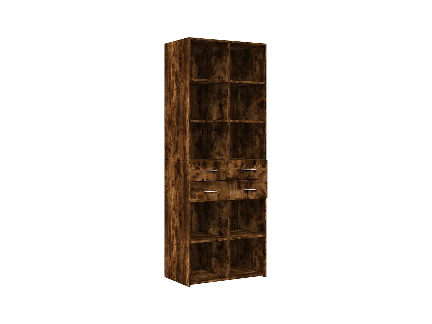 bahut commode armoire bois marron 70 x 42.5 x 185 cm 02_0033557