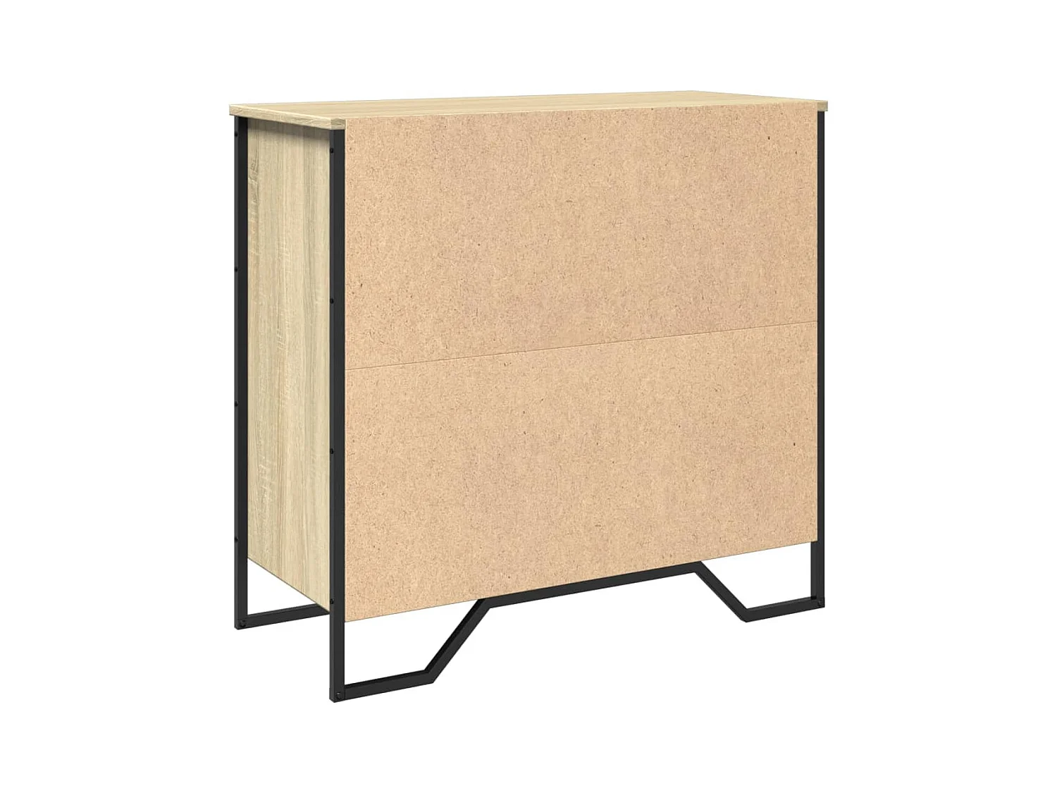 Aparador cómoda cómoda armario mueble organizador cocina salón salón Sonoma 79,5 x 35,5 x 74,5 cm madera contrachapada marrón 02_0031711