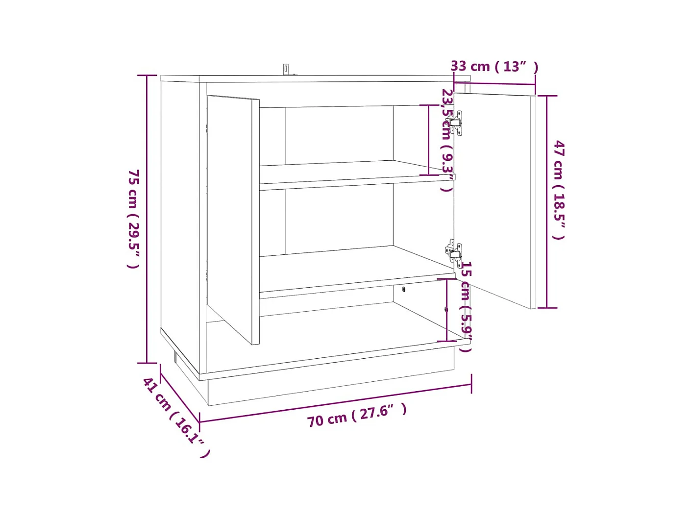 bahut commode armoire bois marron 70 x 41 x 75 cm 02_0031706