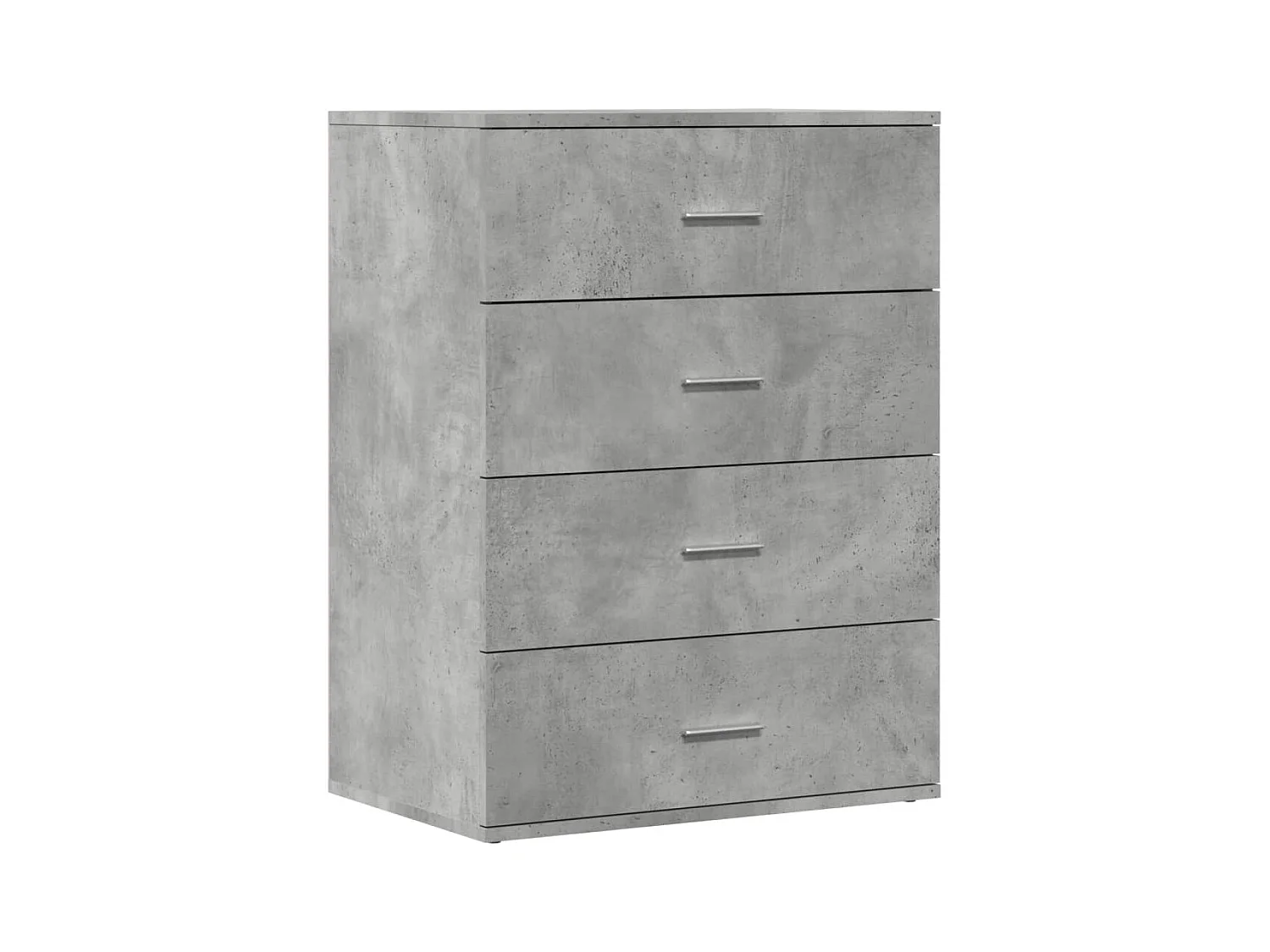 Aparador buffet cómoda armario unidad de almacenamiento organizador cocina salón salón juego de 2 60 x 39 x 80 cm madera contrachapada gris 02_0036867