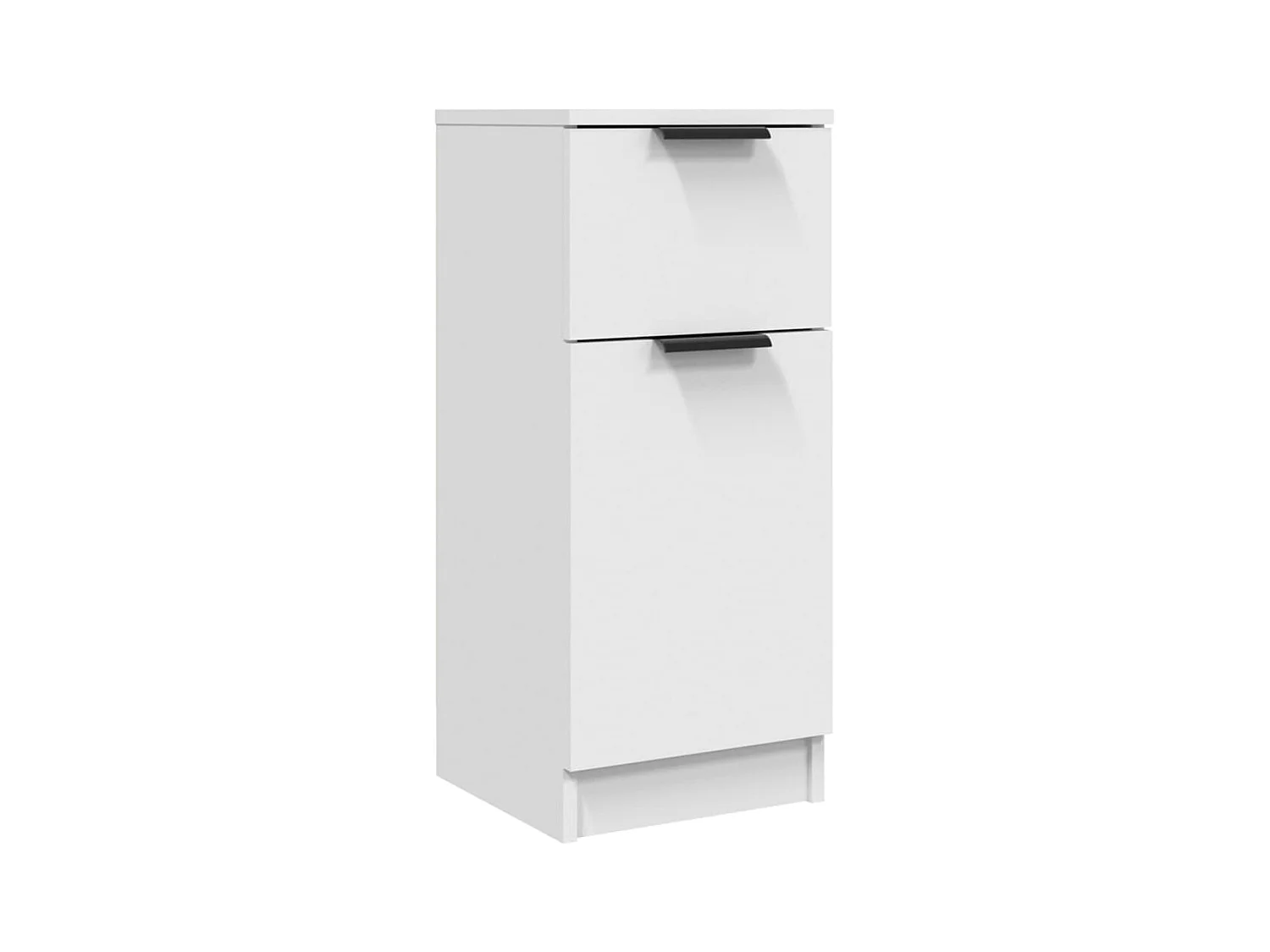 Credenza buffet cassettiera mobile contenitore organizer cucina soggiorno soggiorno 30 x 30 x 70 cm derivati ​​del legno bianco 02_0030219