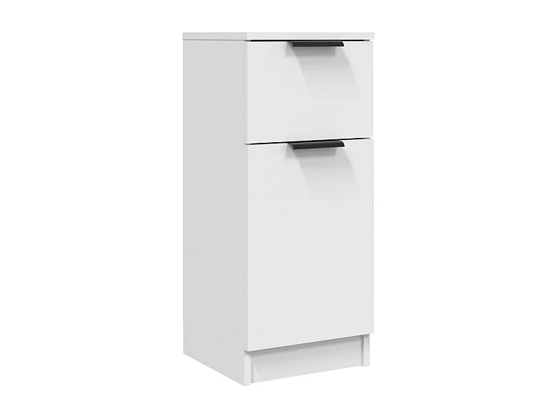 Credenza buffet cassettiera mobile contenitore organizer cucina soggiorno soggiorno 30 x 30 x 70 cm derivati ​​del legno bianco 02_0030219