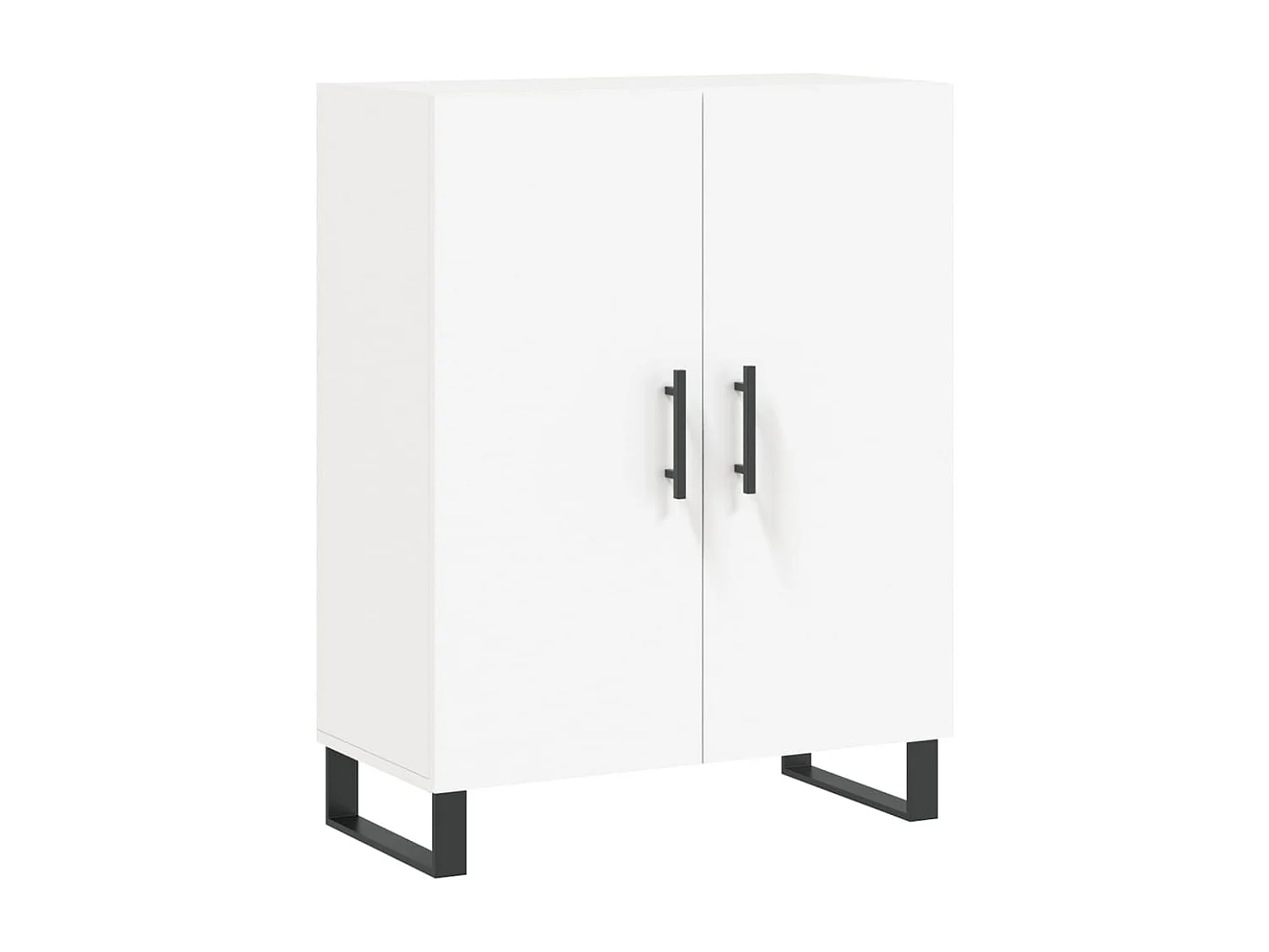 Credenza cassettiera cassettiera mobile contenitore organizer cucina soggiorno soggiorno alto 69,5 x 34 x 180 cm derivati ​​del legno bianco 02_0032520