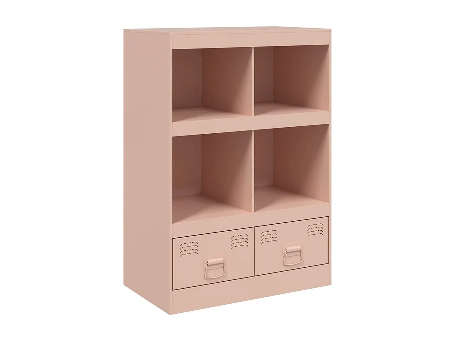 Buffet aparador cómoda armario mueble organizador cocina salón salón alto 67 x 39 x 95 cm acero rosa 02_0035158