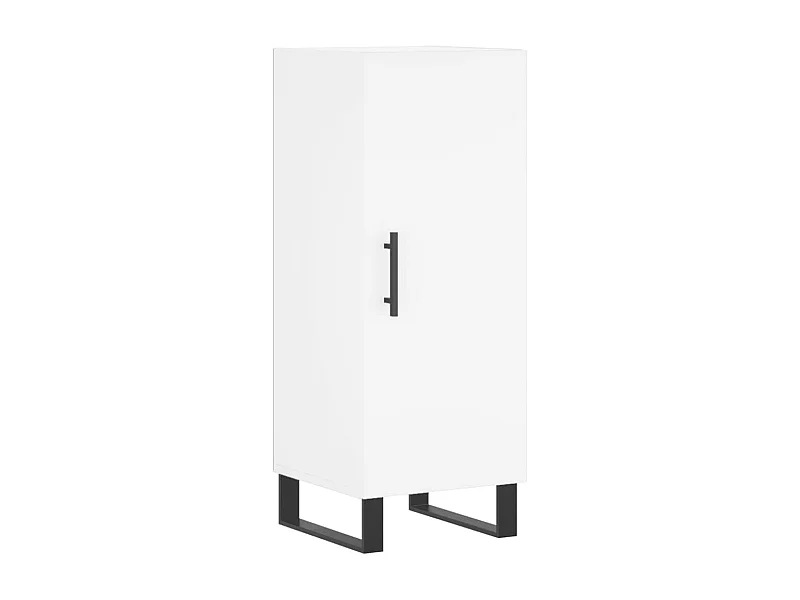 Credenza buffet cassettiera mobile contenitore organizer cucina soggiorno soggiorno 34,5 x 34 x 90 cm derivati ​​del legno bianco 02_0030265