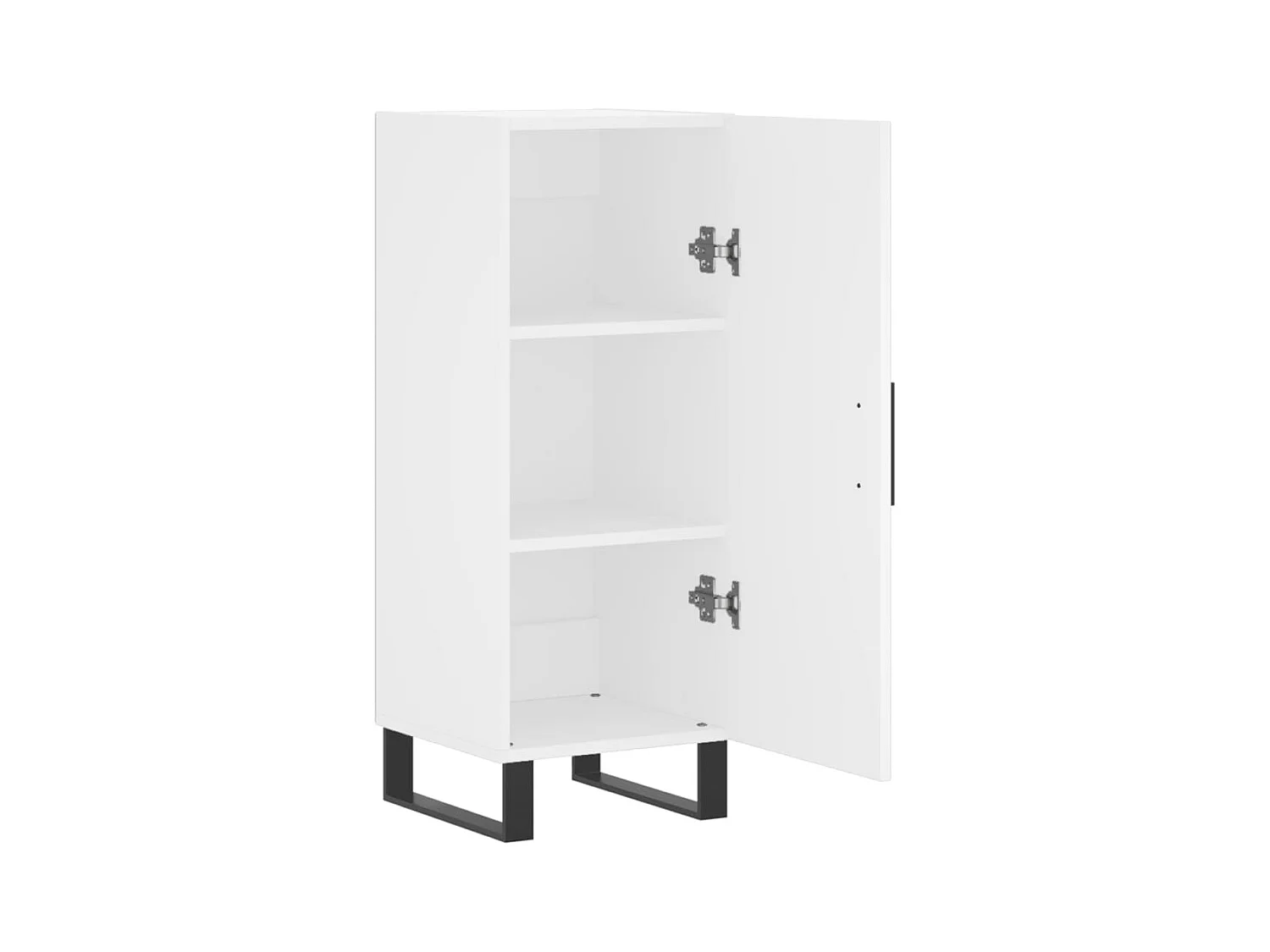 Credenza buffet cassettiera mobile contenitore organizer cucina soggiorno soggiorno 34,5 x 34 x 90 cm derivati ​​del legno bianco 02_0030265