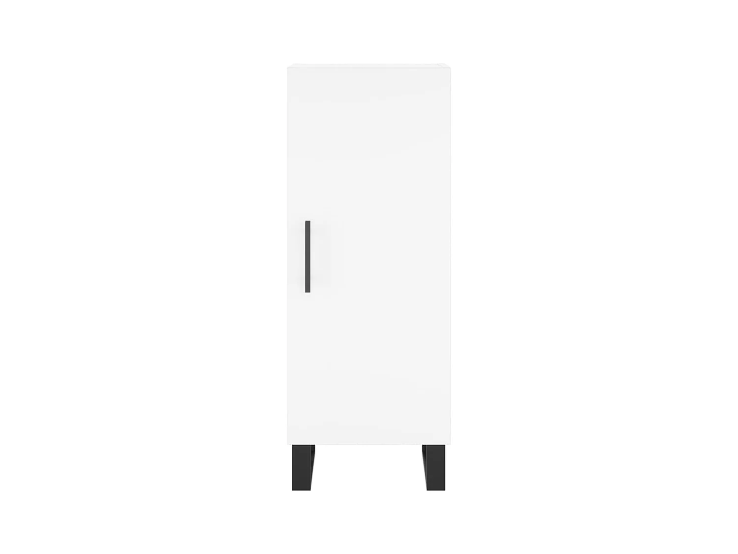 Credenza buffet cassettiera mobile contenitore organizer cucina soggiorno soggiorno 34,5 x 34 x 90 cm derivati ​​del legno bianco 02_0030265