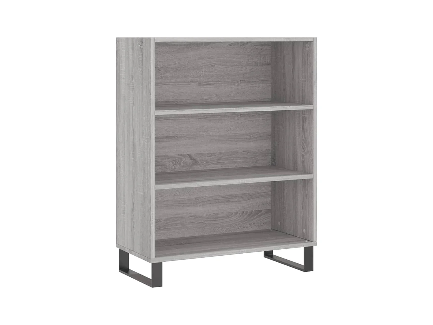 Credenza cassettiera cassettiera mobile contenitore organizer cucina soggiorno soggiorno alto Sonoma 69,5 x 34 x 180 cm pannelli compositi grigio 02_0035444