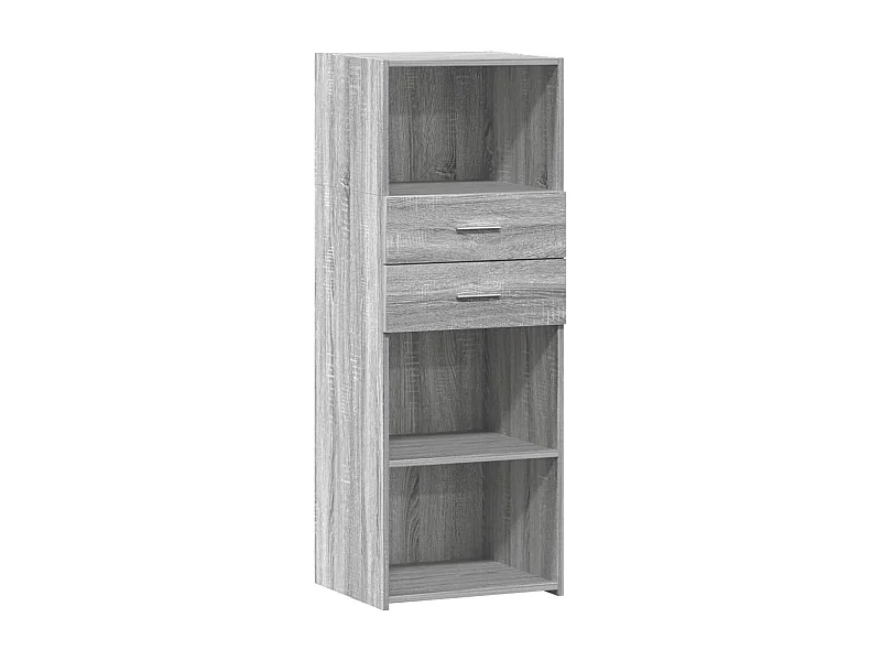 Aparador cómoda cómoda armario mueble organizador cocina salón salón alto Sonoma 45 x 42,5 x 124 cm madera contrachapada gris 02_0035367