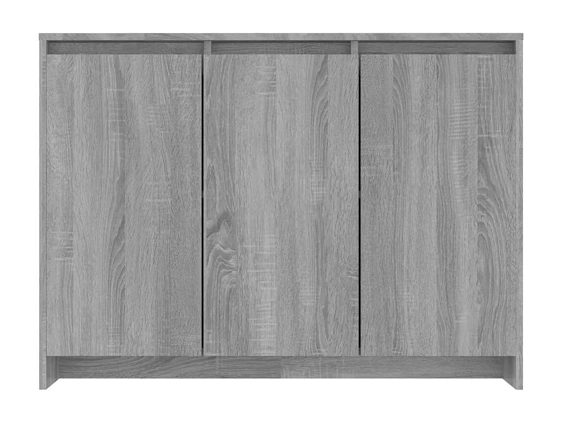 Credenza cassettiera cassettiera mobile contenitore organizer cucina soggiorno soggiorno Sonoma 102 x 33 x 75 cm derivati ​​del legno grigio 02_0036268