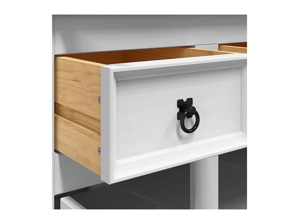 bahut commode armoire bois blanche 112 x 43 x 196 cm 02_0034220