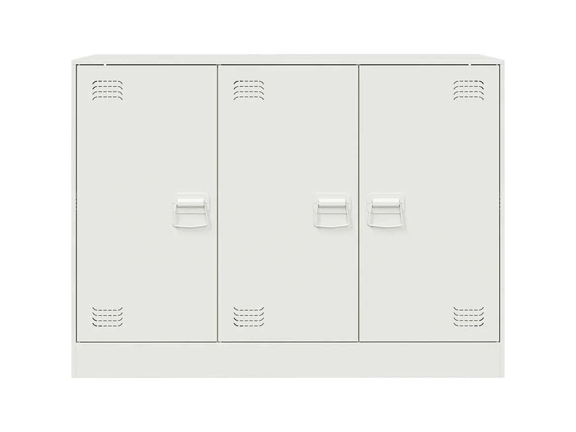 bahut commode armoire blanche 99 x 39 x 73 cm 02_0030544