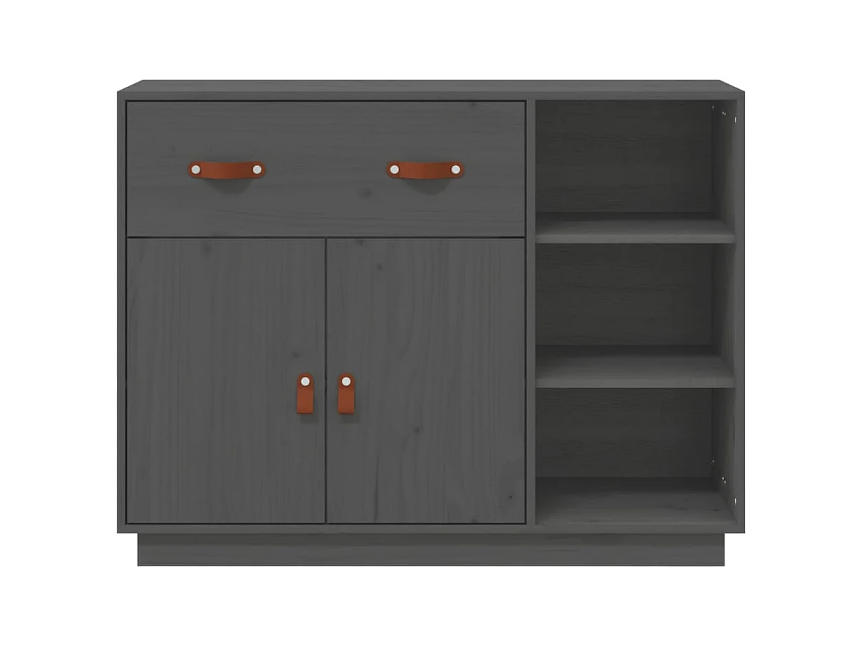 bahut commode armoire bois marron 98.5 x 40 x 75 cm 02_0031811