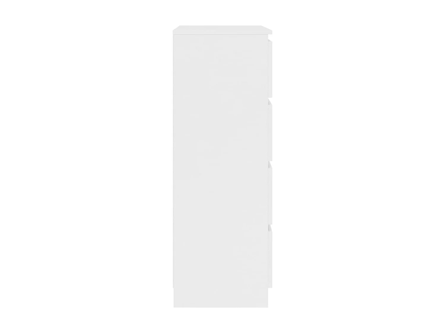 Credenza buffet cassettiera mobile contenitore organizer cucina soggiorno soggiorno 60 x 35 x 98,5 cm derivati ​​del legno bianco 02_0030374