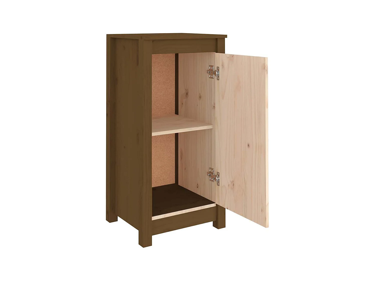 Credenza buffet cassettiera mobile contenitore organizer cucina soggiorno soggiorno 39 x 35 x 80 cm legno massello di pino marrone 02_0035747