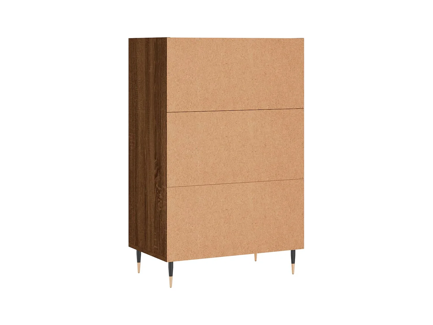 Credenza cassettiera cassettiera mobile contenitore organizer cucina soggiorno soggiorno alto 57 x 35 x 90 cm derivati ​​del legno marrone 02_0033728
