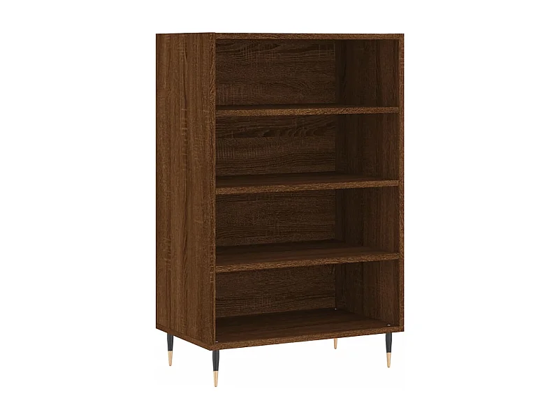 Aparador cómoda cómoda armario mueble organizador cocina salón salón alto 57 x 35 x 90 cm madera contrachapada marrón 02_0033728