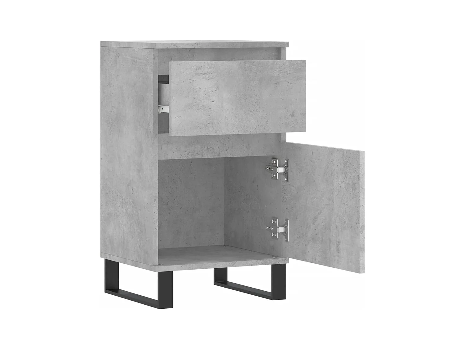 Credenza buffet cassettiera armadio contenitore organizer cucina soggiorno soggiorni set da 2 40 x 35 x 70 cm derivati ​​del legno grigio 02_0036848