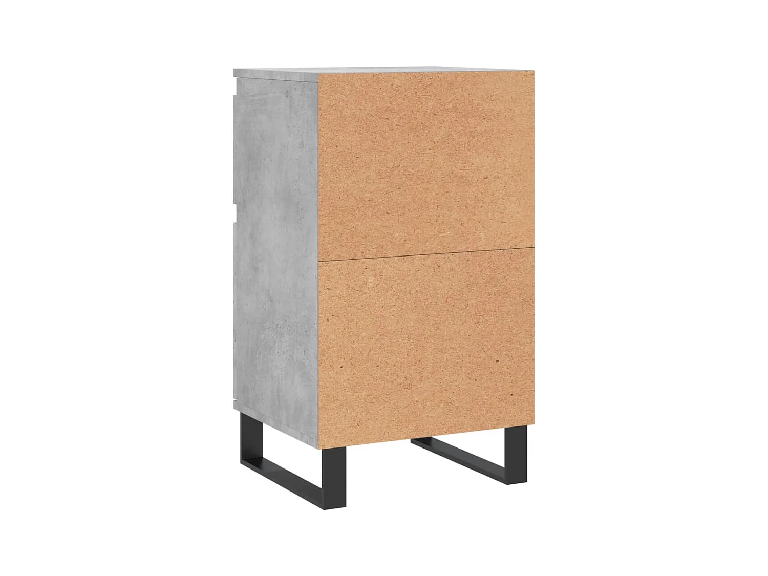 Credenza buffet cassettiera armadio contenitore organizer cucina soggiorno soggiorni set da 2 40 x 35 x 70 cm derivati ​​del legno grigio 02_0036848