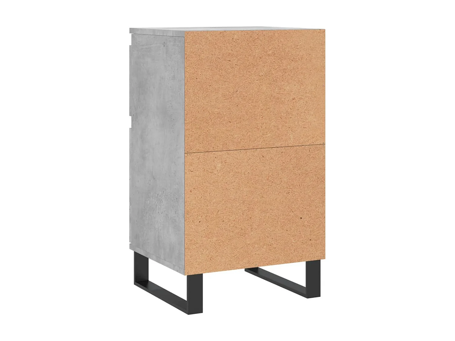 Buffet aparador cômoda armário unidade de armazenamento organizador cozinha sala salas conjunto de 2 40 x 35 x 70 cm madeira trabalhada cinza 02_0036848