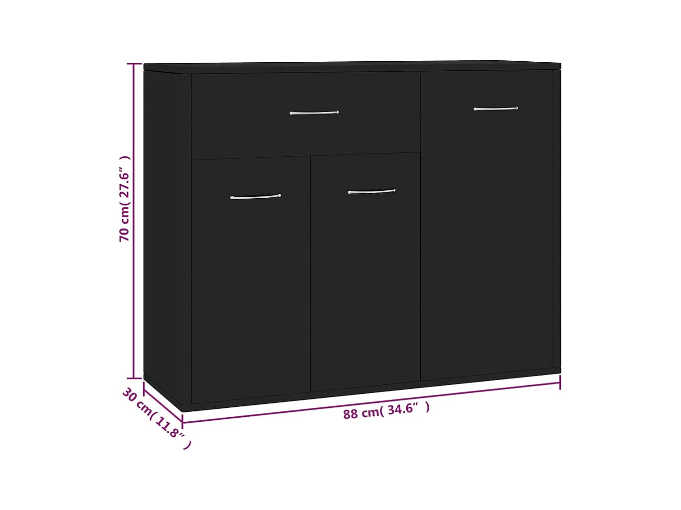 bahut commode armoire bois marron 88 x 30 x 70 cm 02_0036143