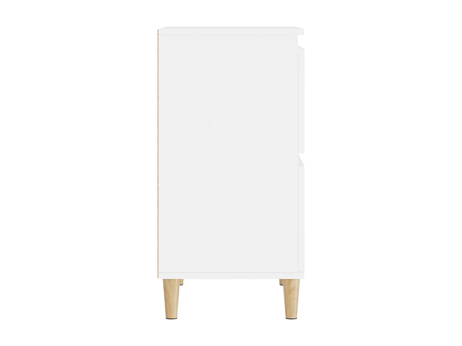 Credenza buffet cassettiera mobile contenitore organizer cucina soggiorno soggiorni set da 2 60 x 35 x 70 cm legno composito bianco 02_0036680