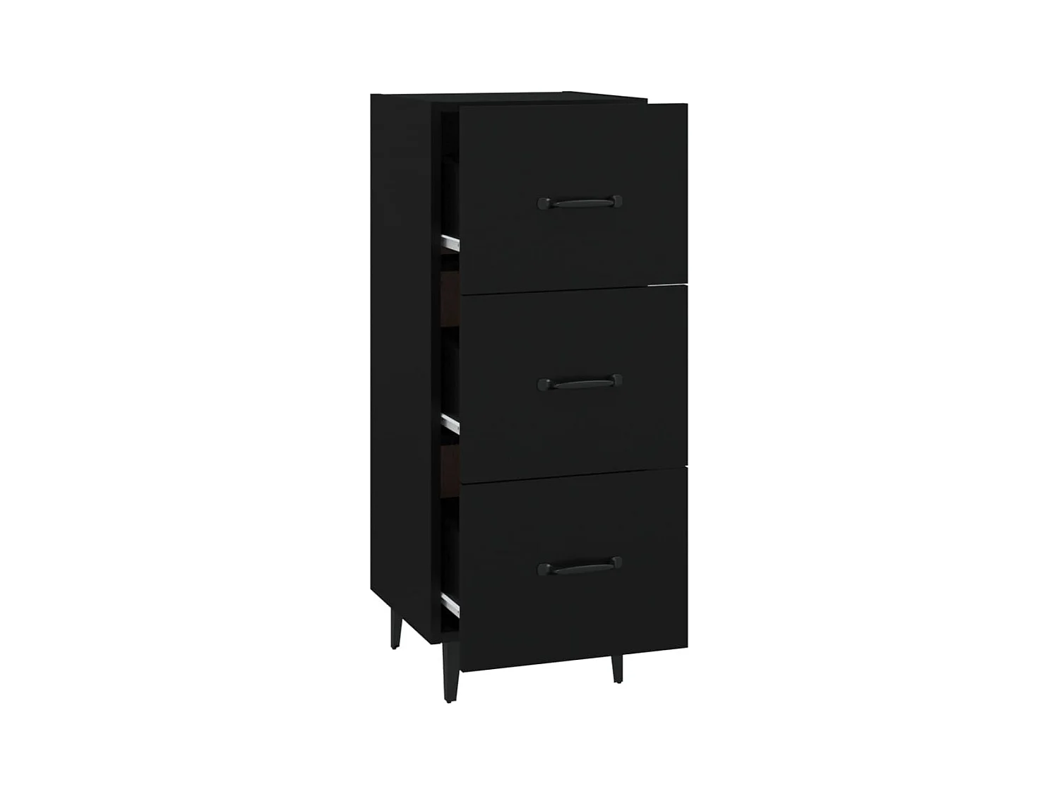 bahut commode armoire bois marron 34.5 x 34 x 90 cm 02_0035880