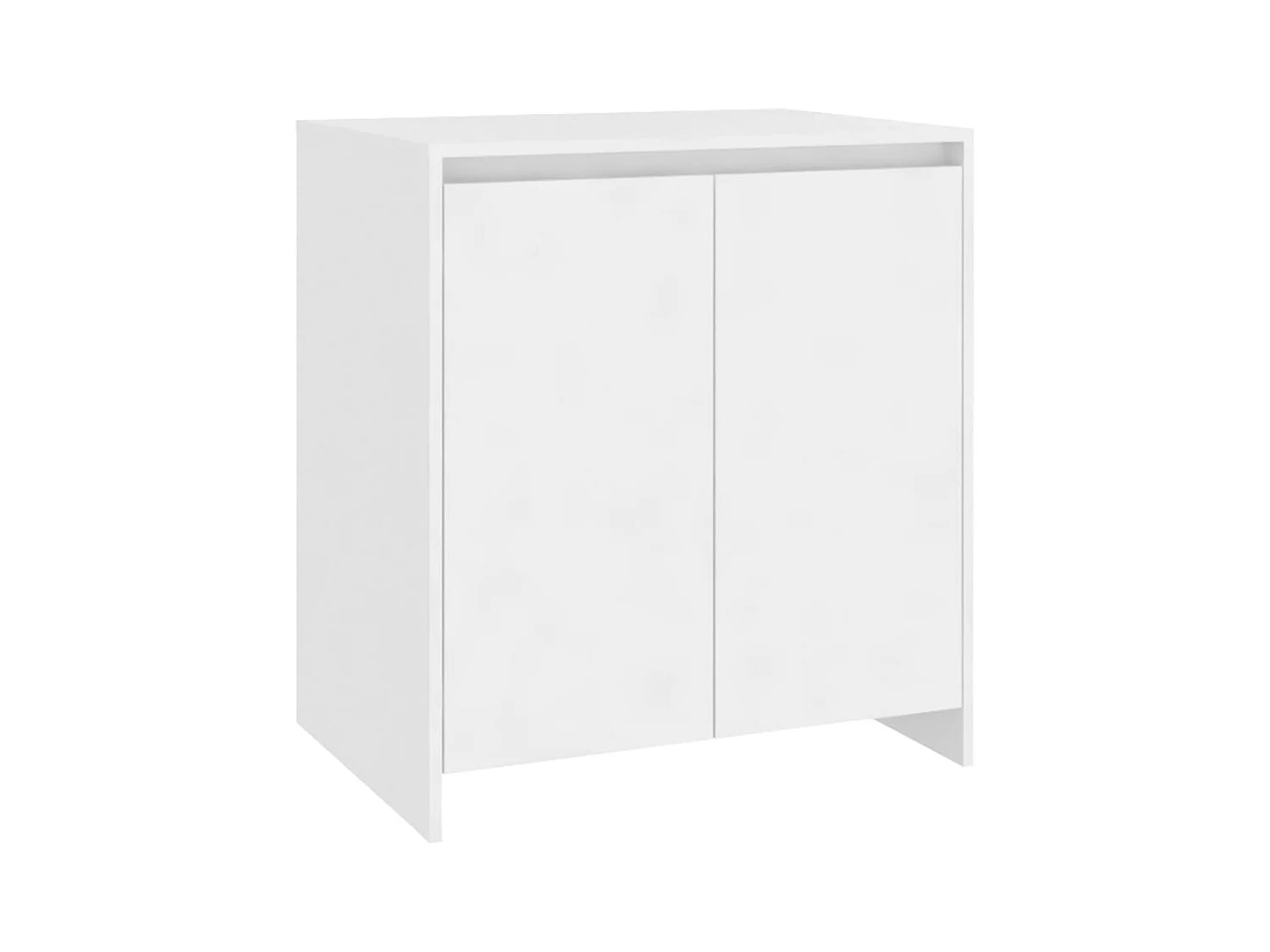 Credenza buffet cassettiera mobile contenitore organizer cucina soggiorno soggiorno 70 x 41 x 75 cm derivati ​​del legno bianco 02_0030498