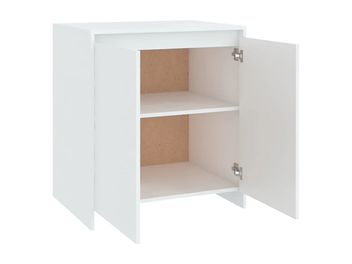 Credenza buffet cassettiera mobile contenitore organizer cucina soggiorno soggiorno 70 x 41 x 75 cm derivati ​​del legno bianco 02_0030498