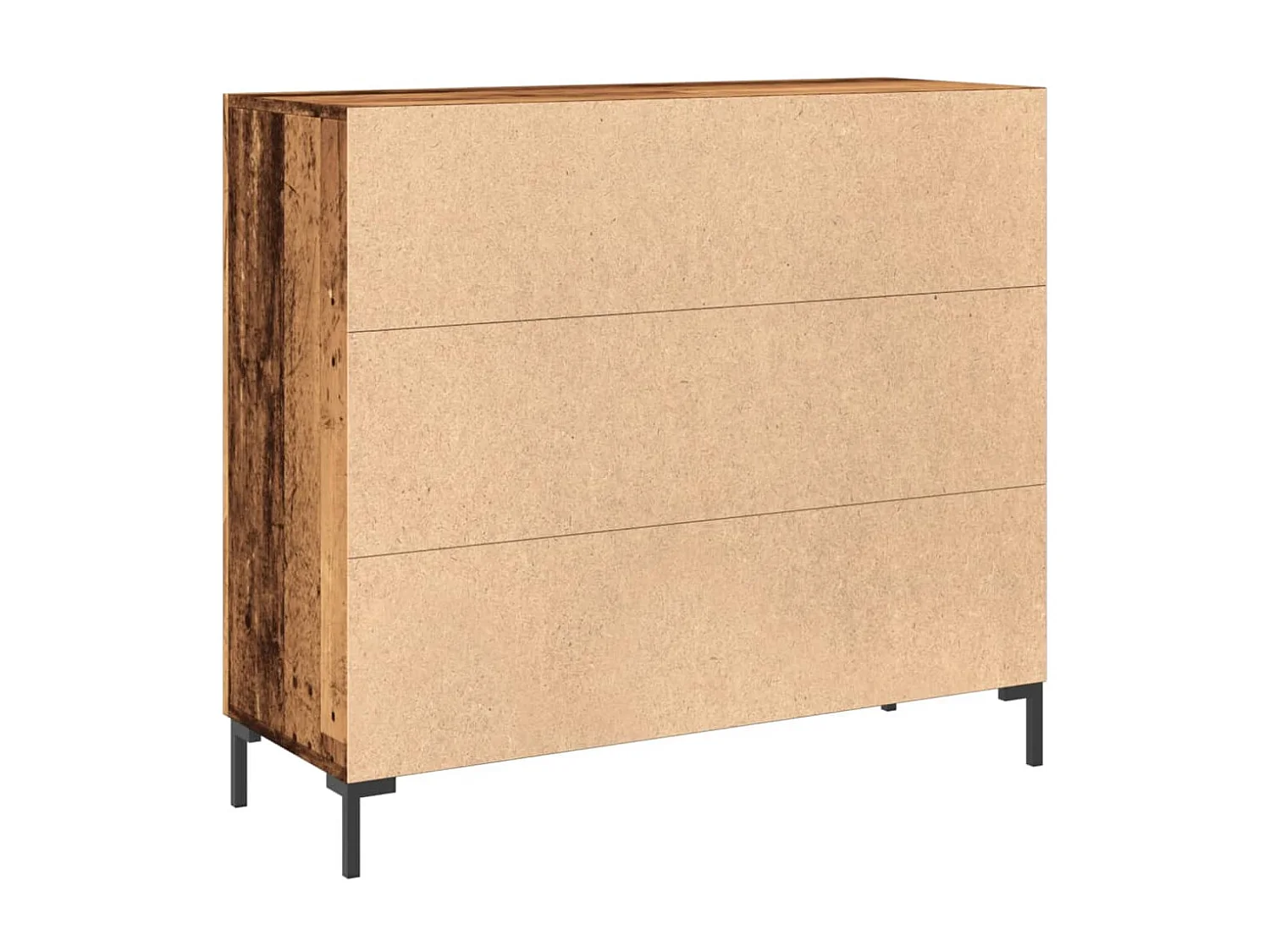 Credenza buffet cassettiera mobile contenitore organizer cucina soggiorno soggiorno legno vecchio 90 x 34 x 80 cm derivati ​​del legno marrone 02_0036613