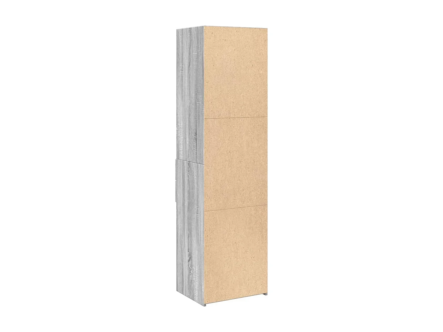 Aparador aparador cómoda armario mueble organizador cocina salón salón alto Sonoma 50 x 42,5 x 185 cm madera contrachapada gris 02_0035373