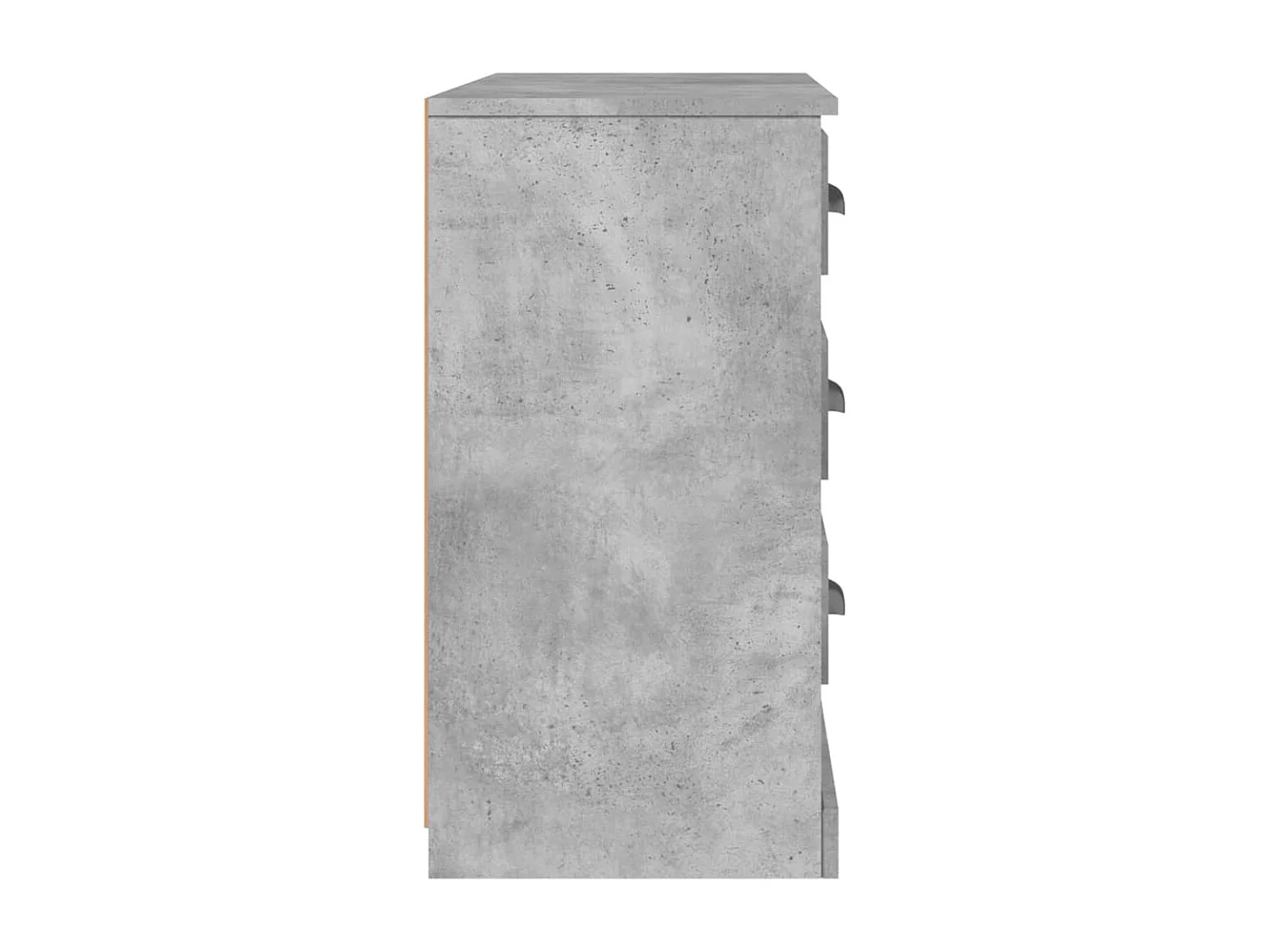 Credenza buffet cassettiera mobile contenitore organizer cucina soggiorno soggiorno 104,5 x 35,5 x 67,5 cm derivati ​​del legno grigio 02_0031843