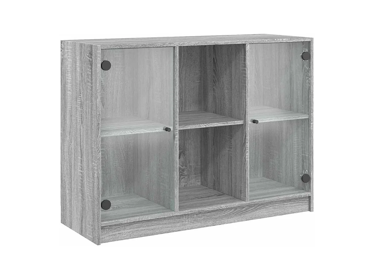 Aparador cômoda armário armário organizador cozinha sala salonsonoma 102 x 37 x 75,5 cm madeira trabalhada cinza 02_0036271