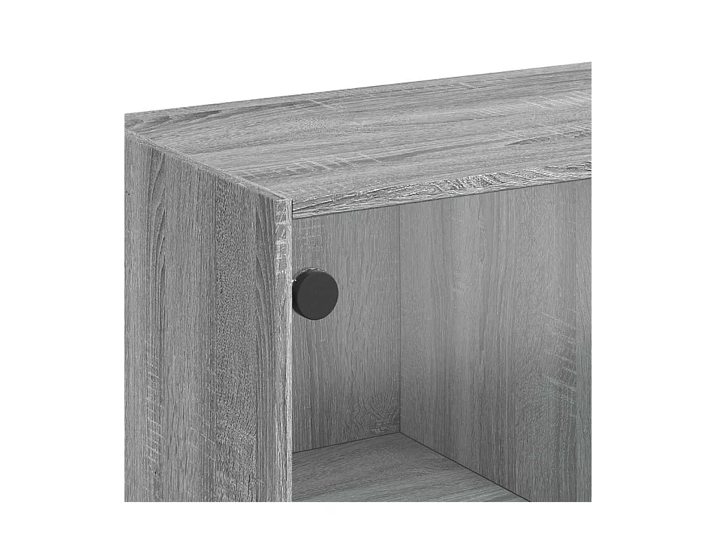 Aparador cômoda armário armário organizador cozinha sala salonsonoma 102 x 37 x 75,5 cm madeira trabalhada cinza 02_0036271